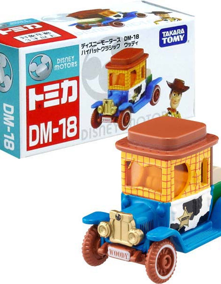 Takara Tomy Tomica Disney Motor DM-18 Hi-Hat Classic Toy Story Woody Diecast car