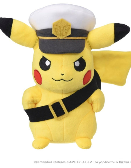 Takara Tomy Pokemon Soft Plush Toy Captain Pikachu Goggles Ver.25cm
