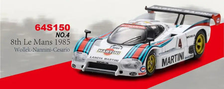 (Pre-order) Sparky 1/64 Lancia LC2 No.4 8th Le Mans 1985 Wollek Diecast Model