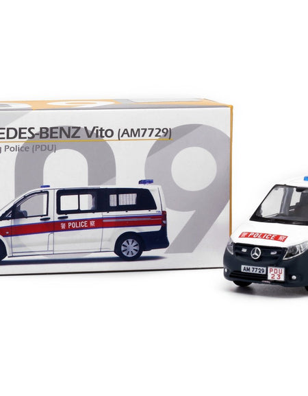 Tiny City Diecast Model Car #109 - Mercedes-Benz Vito Hong Kong Police