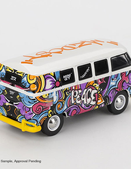 MINI GT #1191 Volkswagen T1 Microbus Mizu Design LHD Diecast Model