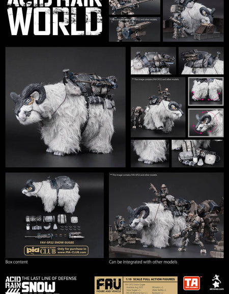 TOYS ALLIANCE x Acid Rain FAV-SP22 Snow Gugee (1:18 Action Figure)