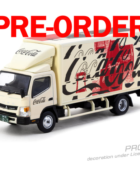 (Pre-order) Tarmac Works 1/64 Mitsubishi Fuso Canter COCA- COLA Model Car