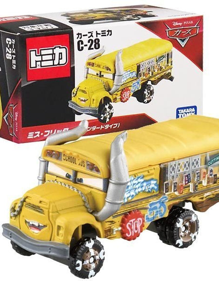 Takara Tomy Disney Tomica Diecast Car PIXAR CARS C-28 Miss Fritter Standard Type