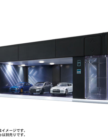 Takara Tomy Tomica Premium GARAGE Black Standard Edition (**NO CAR)