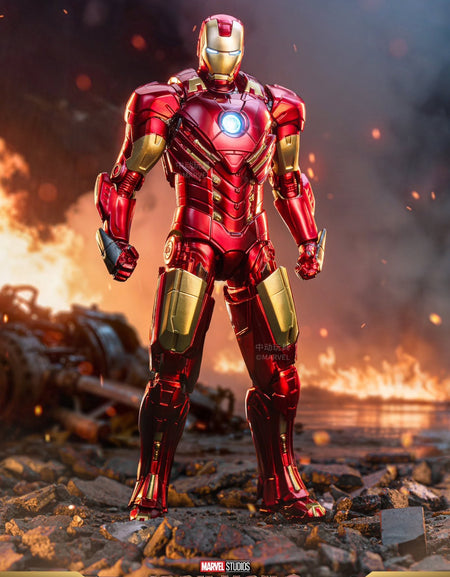 ZD Toys Marvel 1:10 6-inch Iron Man MK8 Action Figure Set