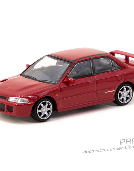 Tarmac Works 1/64 Mitsubishi Lancer GSR Evolution Red Diecast Model