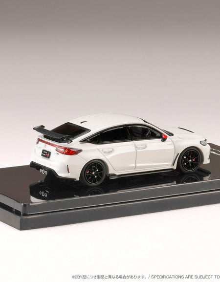 Hobby JAPAN 1/64 1/64 Honda CIVIC TYPE R (FL5) RACING BLACK Package White Model