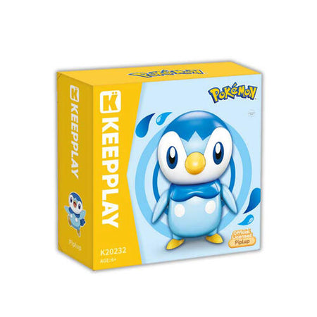 Qman Keeppley Pokemon Piplup Roundy Kuppy Building Blocks Set Toy Packs