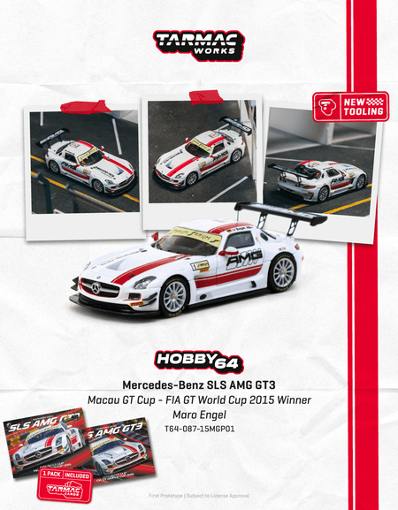 Tarmac Works Mercedes-Benz SLS AMG GT3 Macau GT FIA GT World Cup 2015