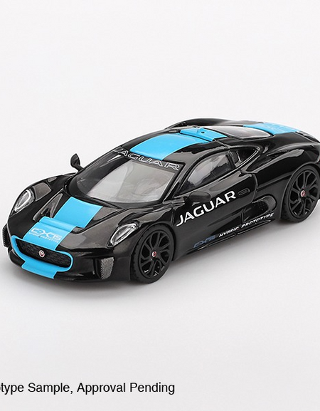 MINI GT 1/64 #1070 Jaguar C-X75 Black Diecast Model Car