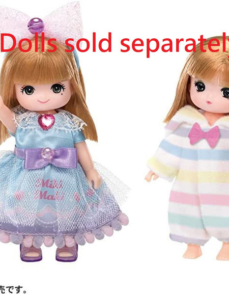 Takara Tomy Licca LW-21 Doll Mikichan Makichan Dress Set Dreaming Dress & Pajama
