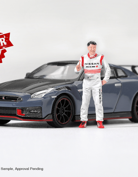 (Pre-order) Mini GT #1333 Nissan GT-R Nismo 2024 Tsukuba W/ Matsuda Figure RHD
