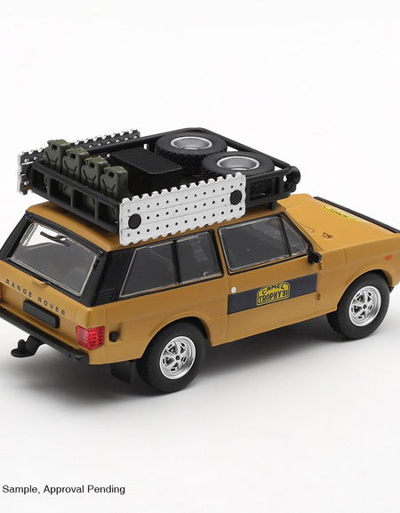 MINI GT #1221 Range Rover 1981 Camel Trophy Sumatra K.Stoppa & A.Val
