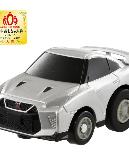 Takara Tomy Tomica ChoroQ Pull Back Diecast Model Car: e-01 Nissan GT-R (R35)