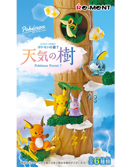 RE-MENT Pokemon Forest 07 Weather Tree Box Set (full set of 6 pcs)