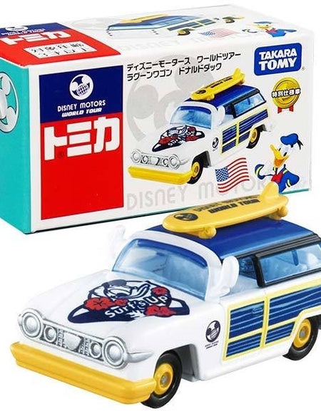 Takara Tomy Tomica Disney Motors Die-cast Car - World Tour Lagoon Wagon Donald