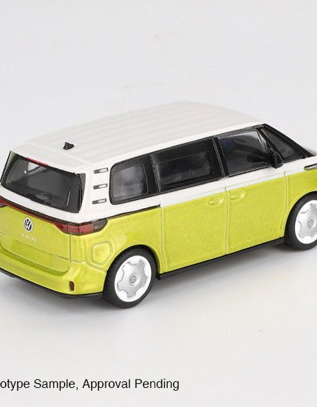 MINI GT #1110 Volkswagen ID.Buzz Candy White / Pomelo Yellow RHD