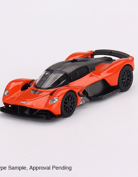 Mini GT #678 1/64 Aston Martin Valkyrie Maximum Orange Model Car