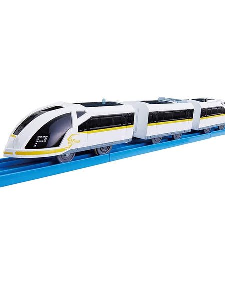 Takara Tomy Plarail S-20 Plarail Train White Stream (Connecting Type) 3-Car Set