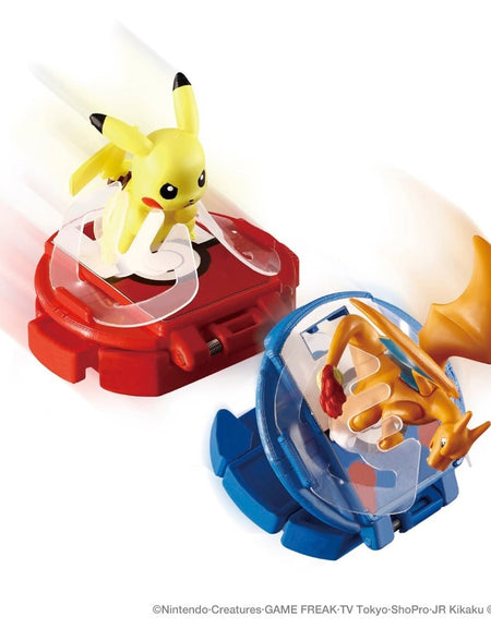 Takara Tomy Moncolle Battle Set Pikachu VS Charmeleon Battle Game Figures