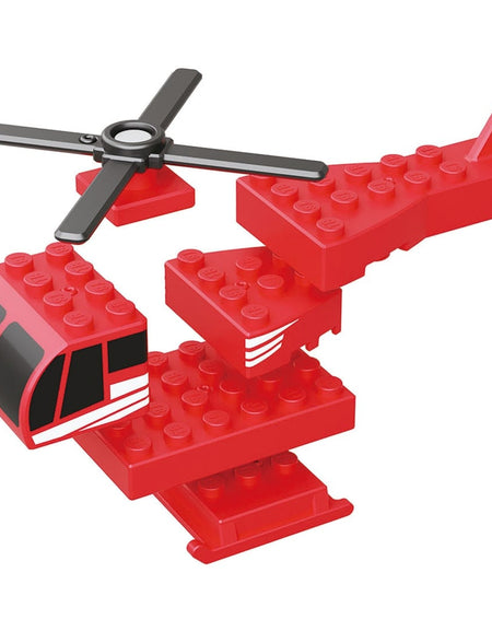 Takara Tomy Tomica Plarail Blocks Fire Rescue Set