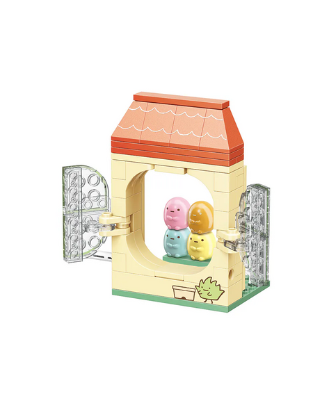 Qman Keeppley Sumikko Gurashi Tapioca's windows Building Block Set