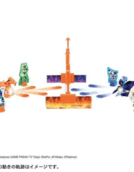 Takara Tomy Pokemon Ultimatch 11 11 Charizard VS Ceruledge Game Set