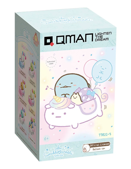 Qman Keeppley Building Blocks #30491 Sumikko Tokage & Nisetsumuris Balloon Car