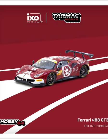 Tarmac Works Ferrari 488 GT3 Macau GTCup - FIA GT World Cup 2023