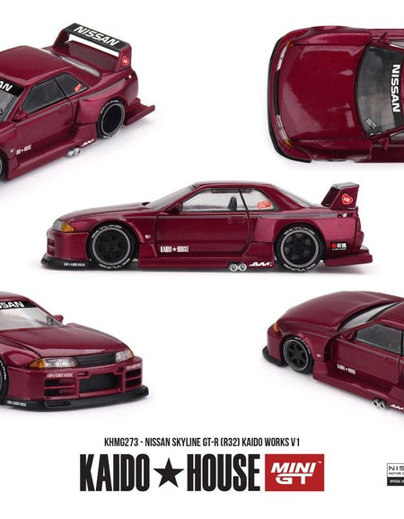 (Pre-order) Kaido House X Mini GT Nissan Skyline GT-R (R32) KAIDO WORKS V1