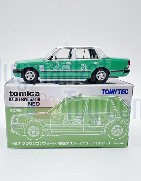 Takara Tomy Tomytec Limited Vintage NEO Toyota Crown Comfort HK Taxi Green