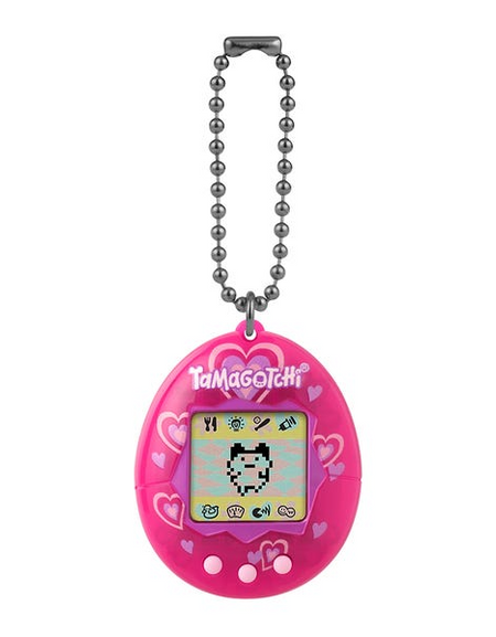 Bandai Original Tamagotchi - GEN1 Lots of Love (PDQ) Pink Electric Pet