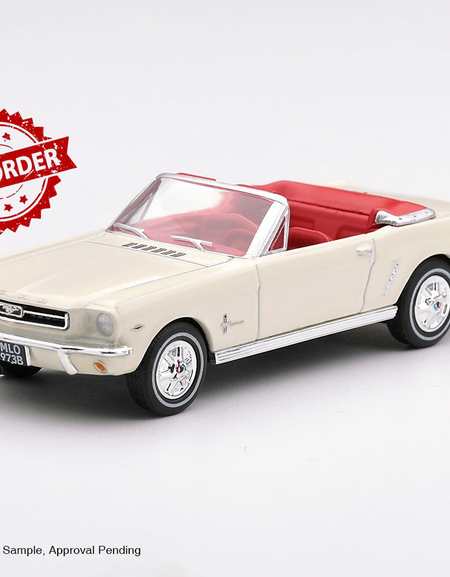 (Pre-order) Mini GT #928 007 Ford Mustang convertible 1964 “Goldfinger” Car