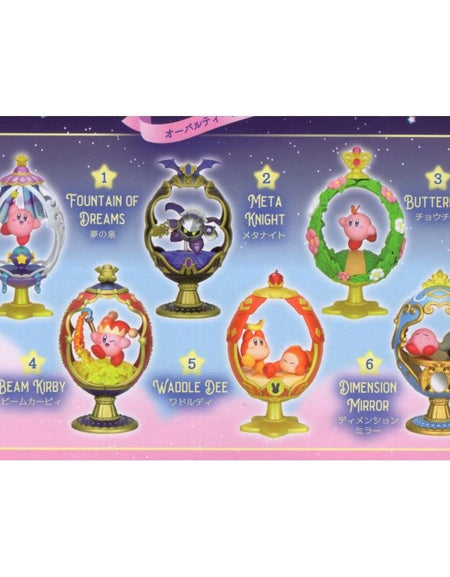 Re-Ment Re-ment Kirby Ovaltique Collection Full set of 6 Mini Figure set