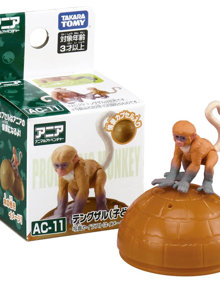 Takara Tomy ANIA animal Action Mini Figure - AC-11 Proboscis Monkey (Child)