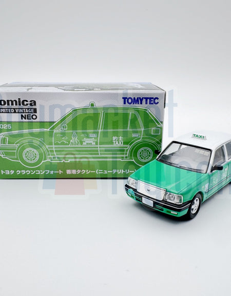Takara Tomy Tomytec Limited Vintage NEO Toyota Crown Comfort HK Taxi Green