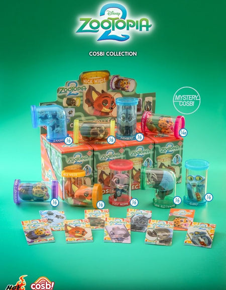 Hot Toys Disney Zootopia 2 Cosbi Collection Full Set of 8 Figures