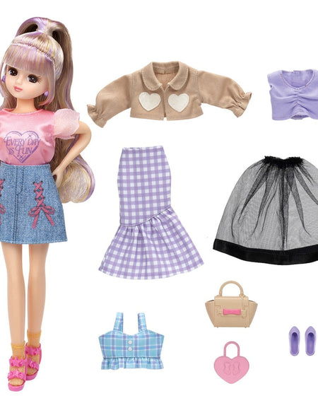 Takara Tomy Licca Licca-Chan LD-03 Licca 1week Coordination Gift Set
