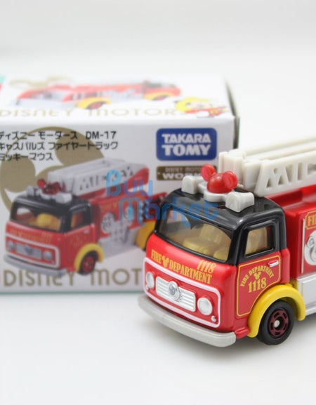 Takara Tomy Tomica Disney Motors DM-17 Mickey Mouse Fire Truck Toy Car 2015