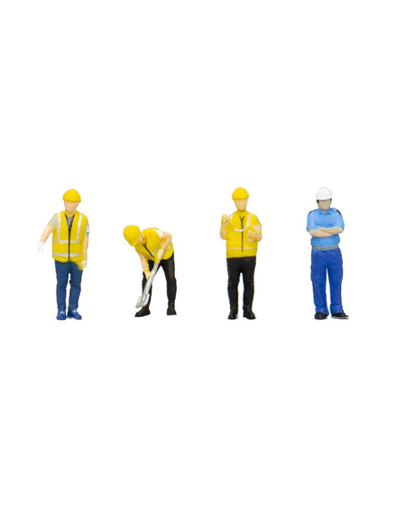 Tiny Hong Kong City Set Fs09 1/76 Construction Worker Man Model Toy Figure