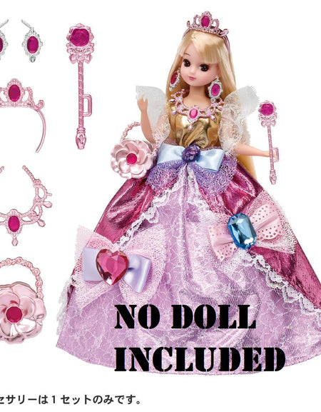 Takara Tomy Licca Fantasy Princess Magical Jewellery Dress (NOT INCLUDE DOLL)