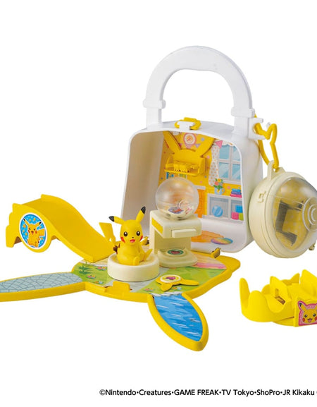 Takara Tomy Pokemon MonColle Nakayoshi Room Roomie Bag Pikachu with 1 figure