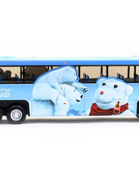 Tiny City Die-cast Model Car - 96A3 Single Deck Bus "COCA COLA Polar Bear"