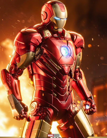 ZD Toys Marvel 1:10 6-inch Iron Man MK8 Action Figure Set
