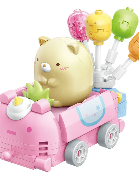 Qman Keeppley Building Blocks #30490 Sumikko Neko & Zassous Balloon Car