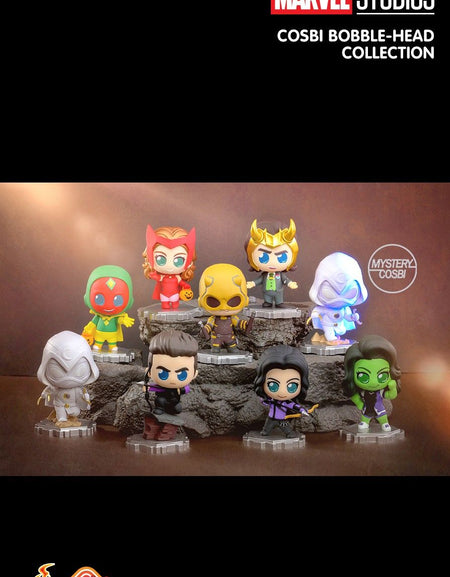 Hot Toys Marvel Studio Disney+ Cosbi Bobble-Head Collection (Series 2) SET of 8