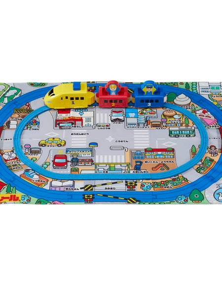 Takara Tomy Plarail Train Series Play Set - Push and Go Colorful Express Set