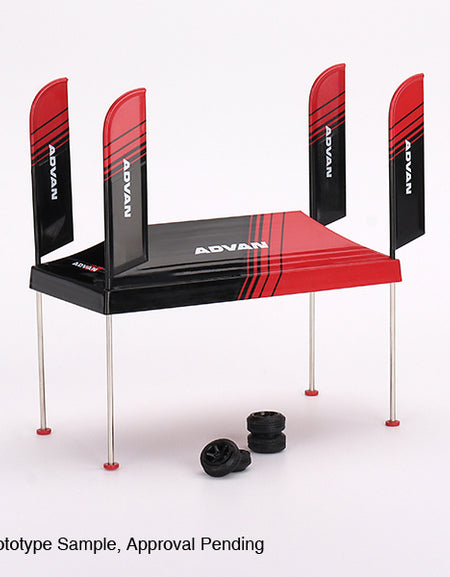 Mini GT #MGTAC20 Paddock Service Tent Set - ADVAN Model