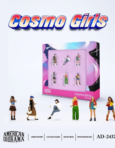 American Diorama 1:64 Figure Set: Cosmo Girls AD-2437